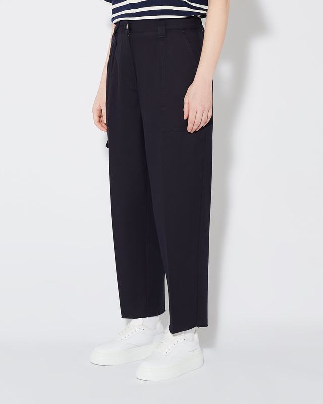 Philippe Model Pantaloni regular Coline da Donna Blu in Cotone Outlet