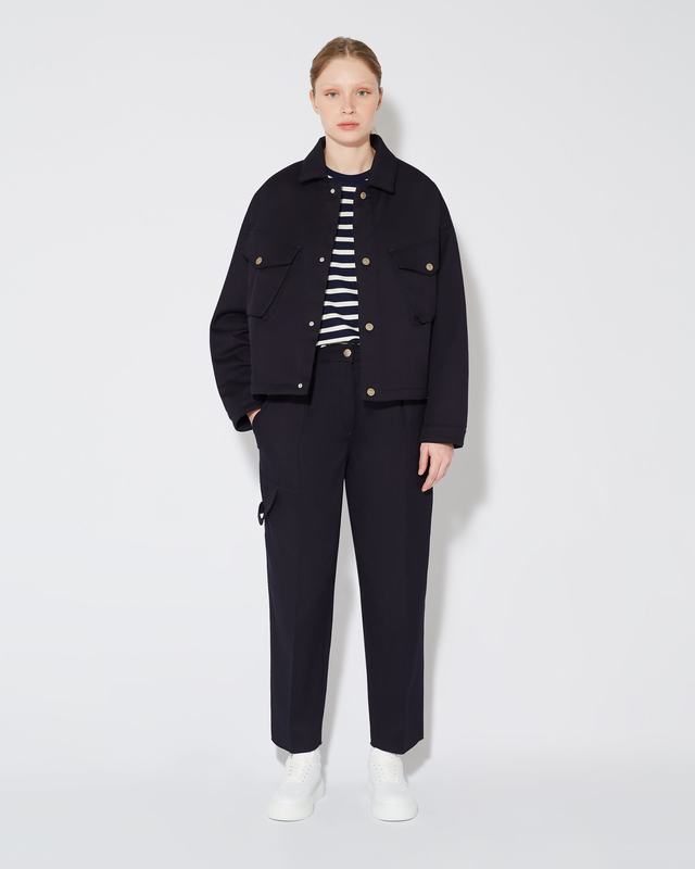 Philippe Model Pantaloni regular Coline da Donna Blu in Cotone Outlet