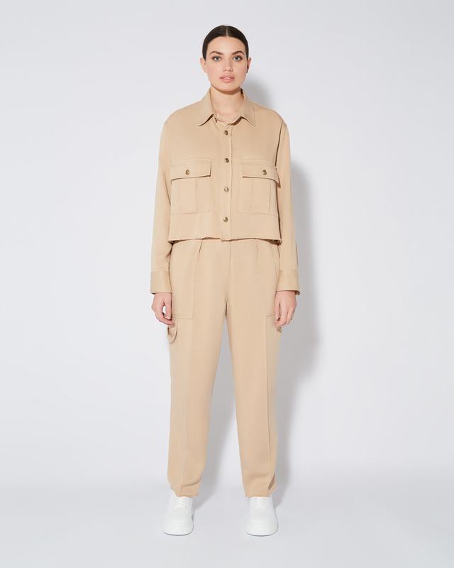 Philippe Model Camicia militare Dorette da Donna Marrone in Cotone In Vendita