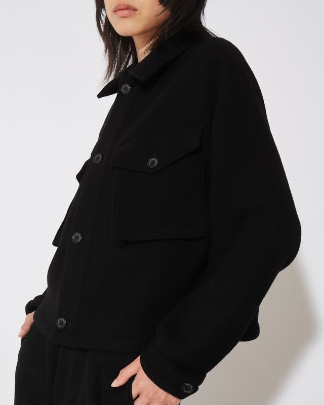 Philippe Model Giacca Giselle da Donna Nera in Lana Vendite Flash