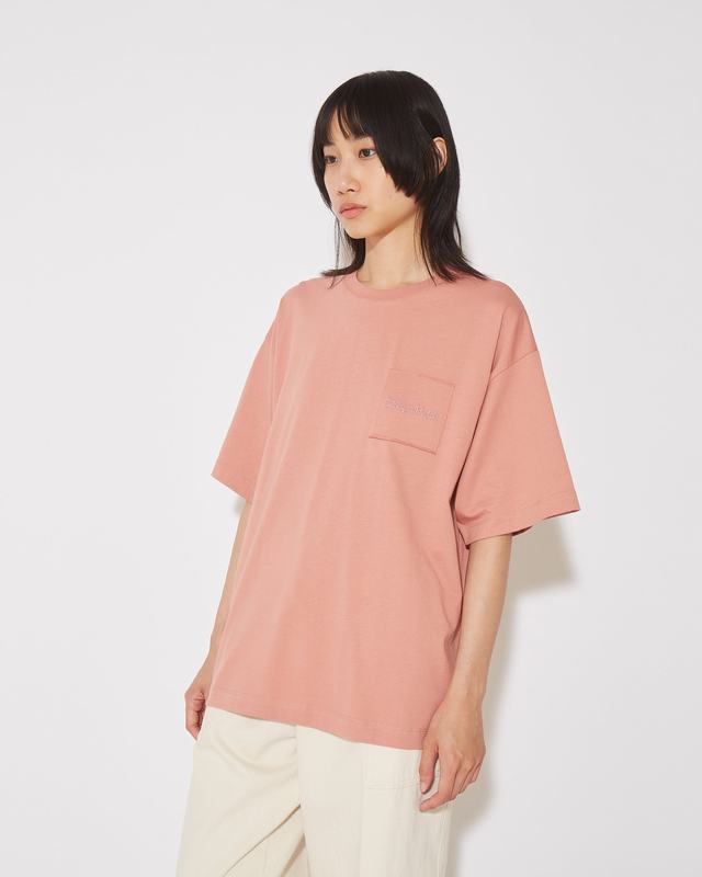 Philippe Model T-Shirt Monique da Donna Rosa in Jersey Italy