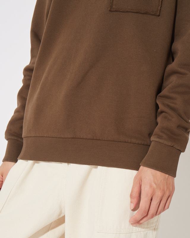 Philippe Model Felpa girocollo Belle da Donna Marrone in Jersey In Linea