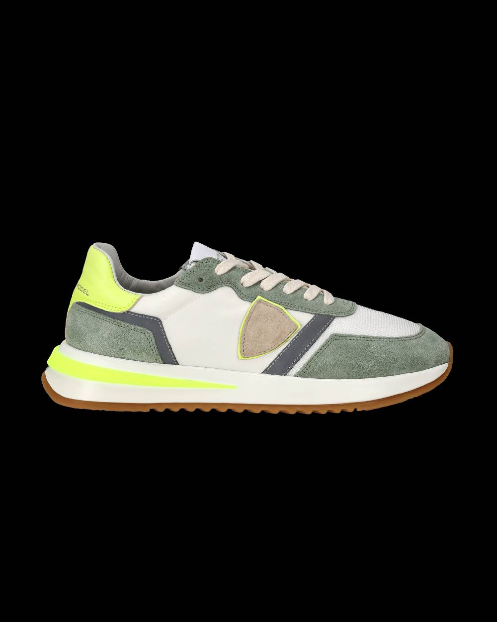 Philippe Model Sneakers Tropez 2.1 da Uomo Bianche e Gialle in Tessuto Tecnico Promozione