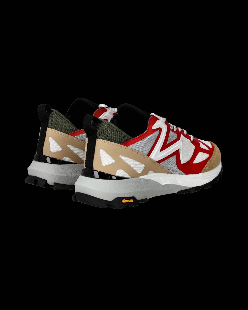 Philippe Model Sneakers Rocx da Uomo Rosse in Tessuto Tecnico Pezzi Unici