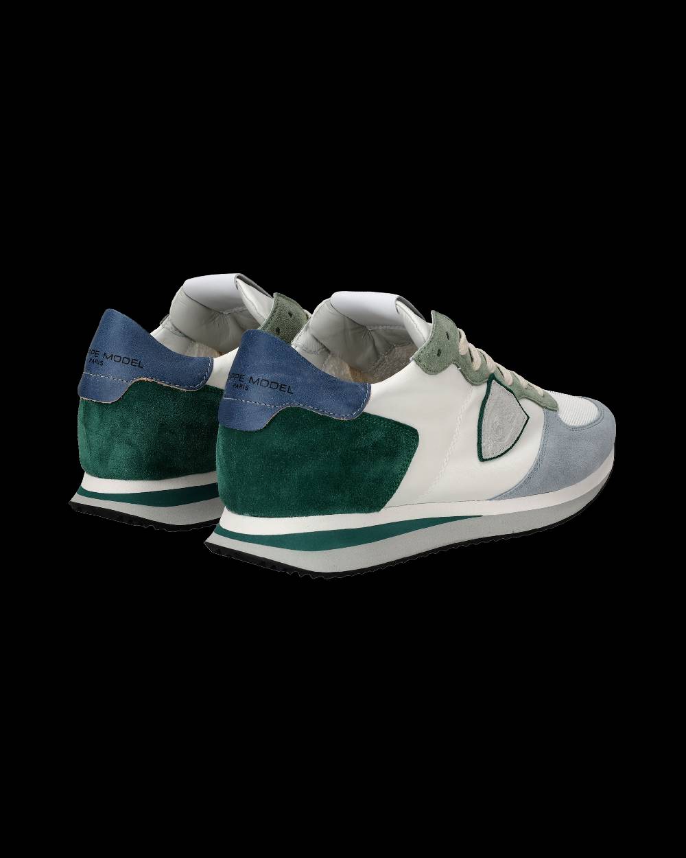 Philippe Model Sneakers Trpx da Uomo Bianche e Verdi in Tessuto Tecnico Shopping Online