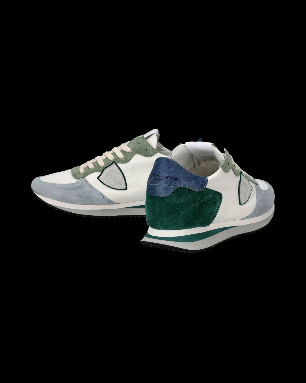 Philippe Model Sneakers Trpx da Uomo Bianche e Verdi in Tessuto Tecnico Shopping Online