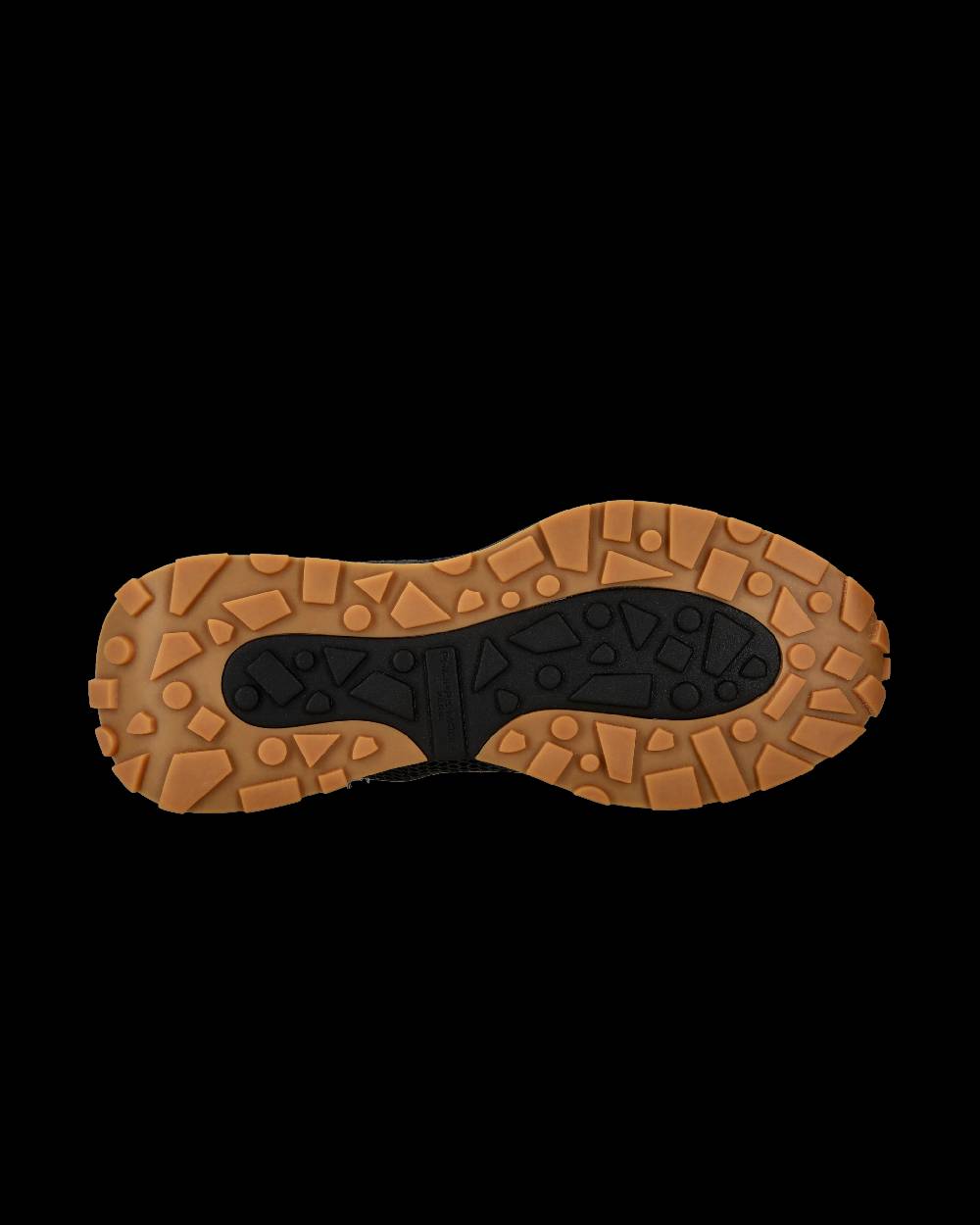 Philippe Model Sneaker sportive Antibes da uomo in nylon e pelle - Nero e arancione Sottocosto