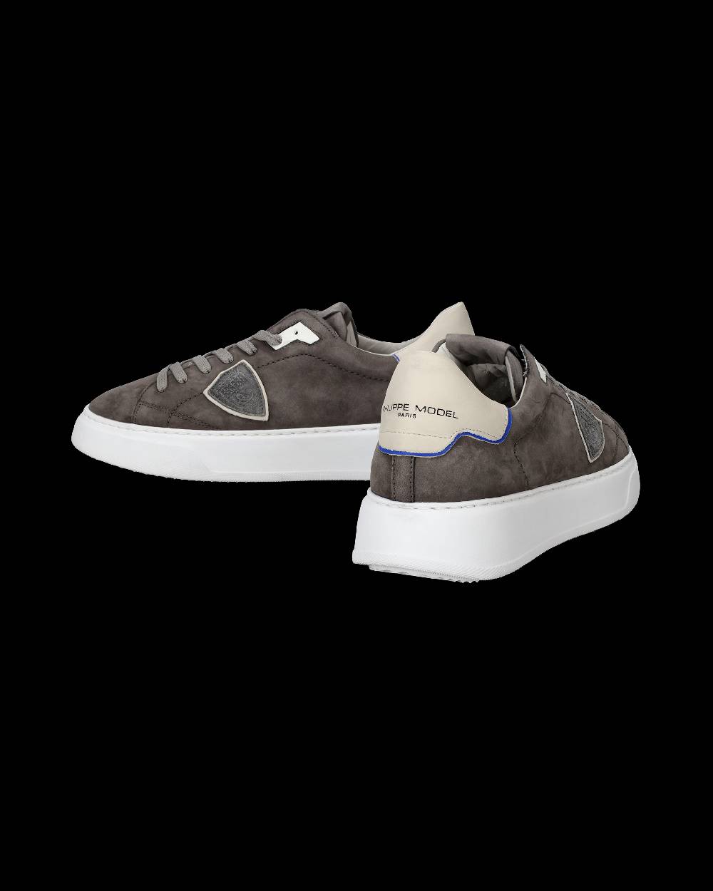 Philippe Model Sneaker basse Temple uomo - antracite Sconto