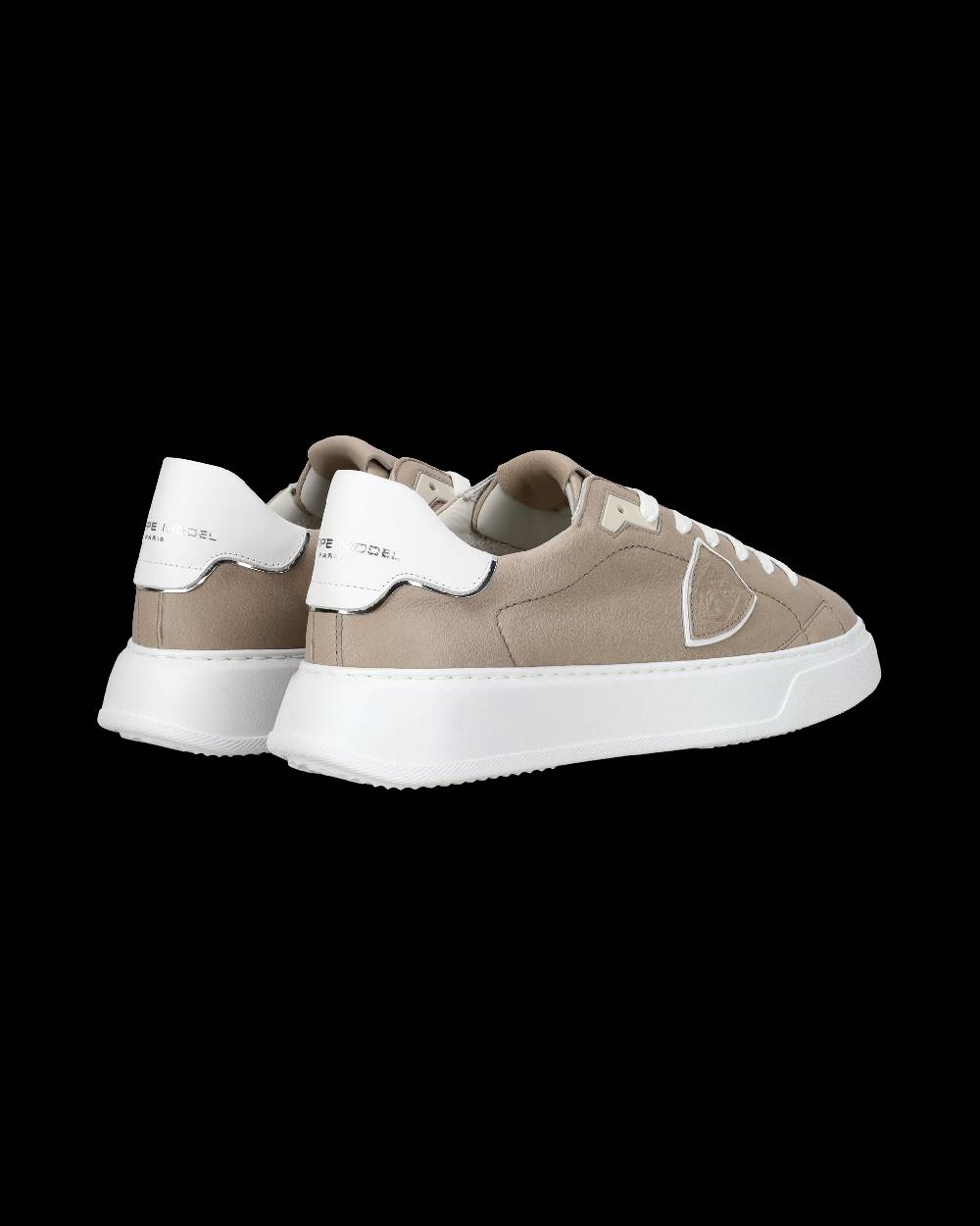 Philippe Model Sneaker casual Temple da uomo in pelle Nabuk - Grigio Offerta