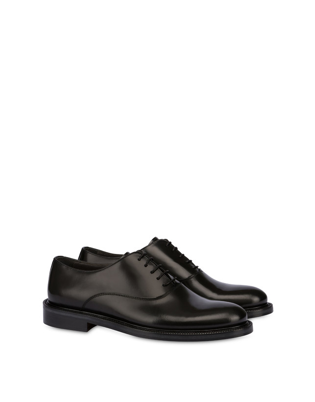 Pollini Oxford In Vitello Abrasivato 1920 Nero Negozi Online