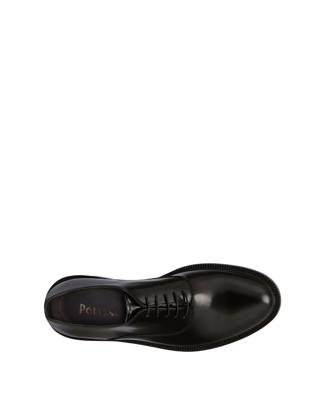 Pollini Oxford In Vitello Abrasivato 1920 Nero Negozi Online