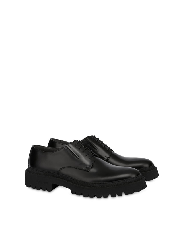 Pollini Derby In Vitello Abrasivato Royal Nero Prezzo Ridotto