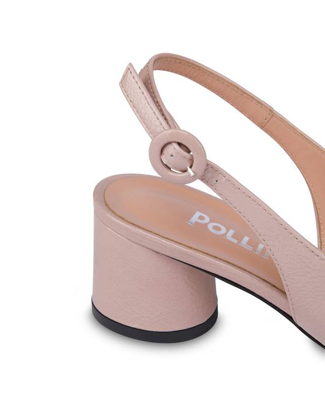 Pollini Slingback In Naplak Corinto Nude Fino Al -60%