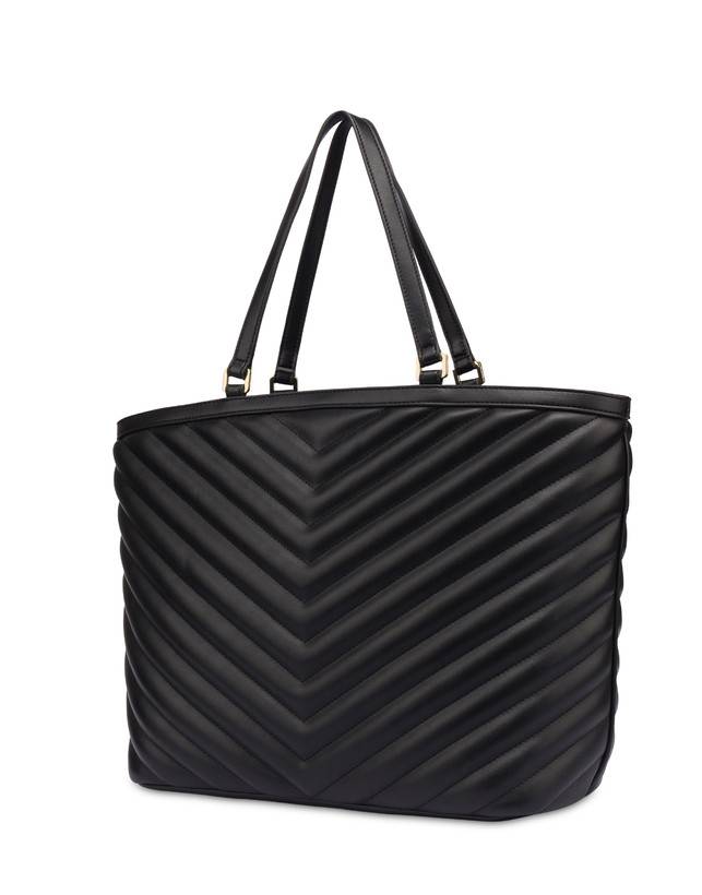 Pollini Tote Bag Matelassé Sunbeam Nero Novità
