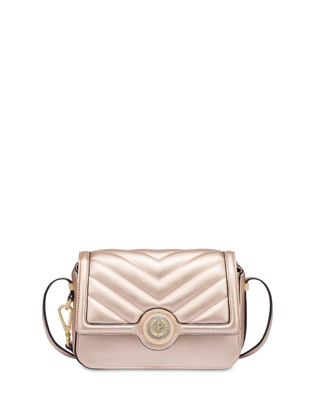 Pollini Borsa A Tracolla Matelassé Sunbeam Rose Gold Saldi
