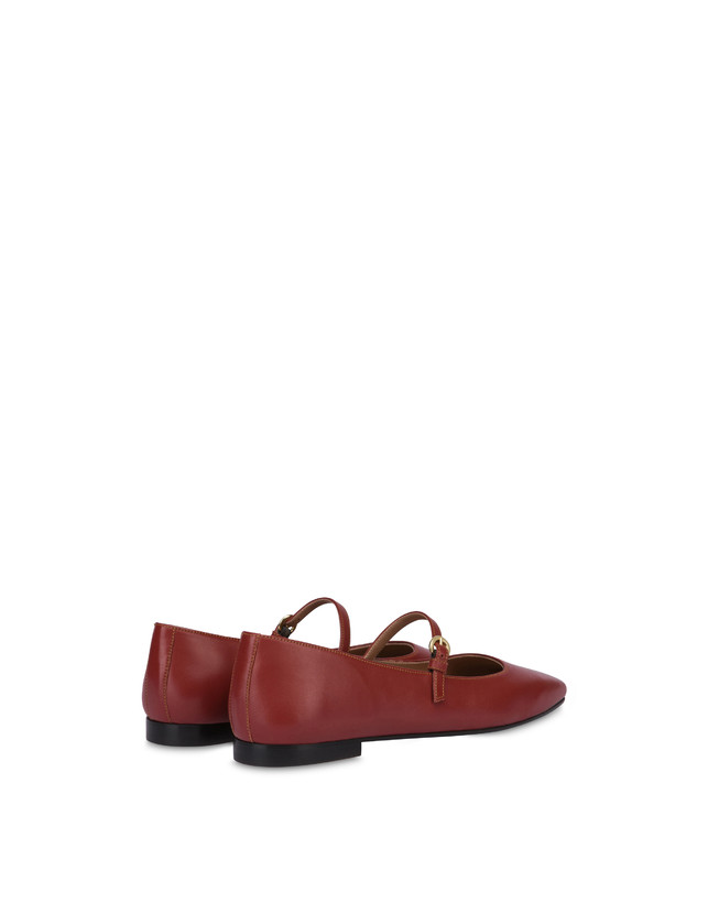 Pollini Ballerine In Nappa Nina Terracotta Soddisfazione Garantita