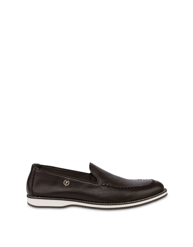 Pollini Mocassini In Vitello Green Field T.moro Fino Al -60%