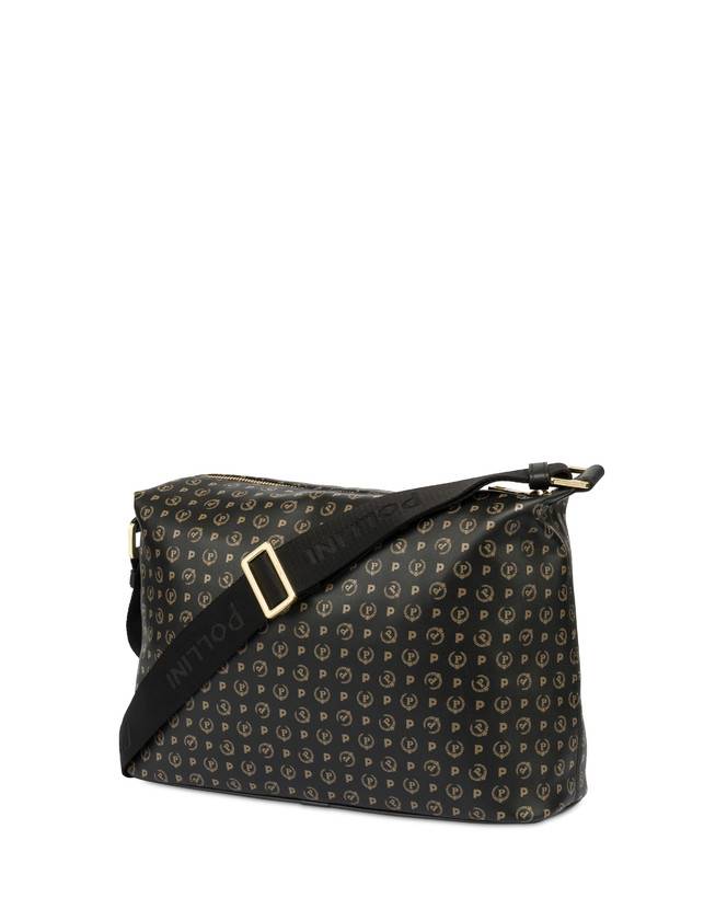 Pollini Borsa A Spalla Heritage Soft Touch Nero/nero Nuova