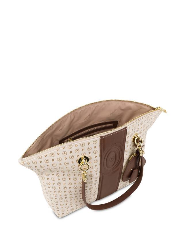 Pollini Tote Bag Heritage 70th Anniversary Avorio/marrone Promozione