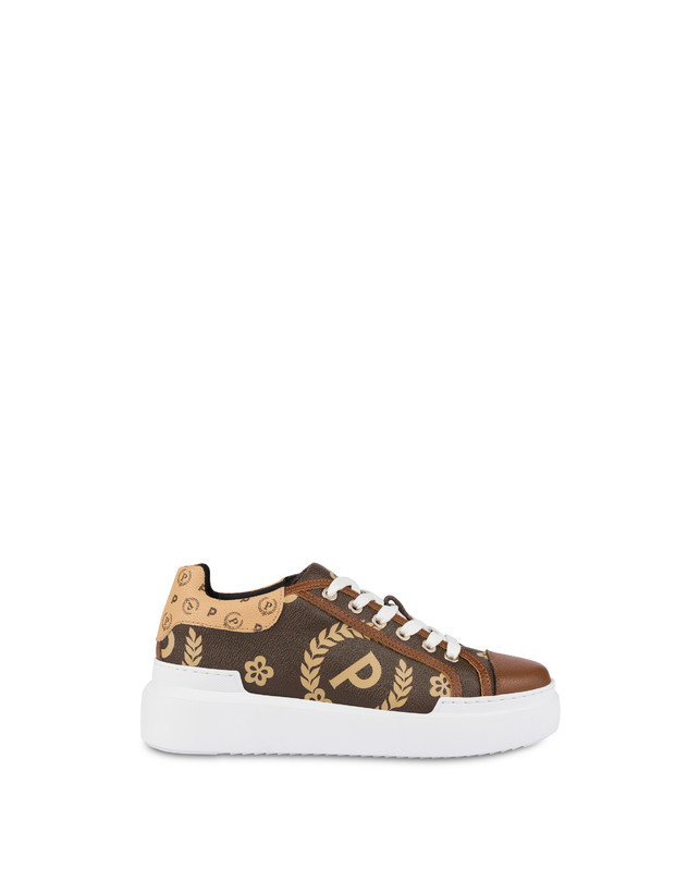 Pollini Sneakers Maxi Heritage Day Sì! Crema/marrone/marrone Nuova