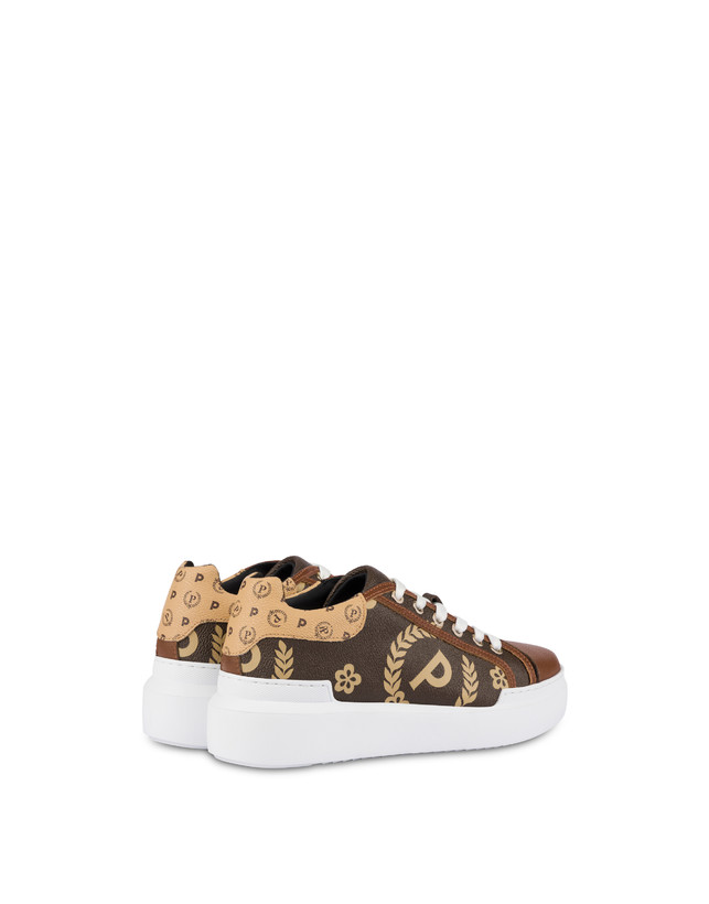 Pollini Sneakers Maxi Heritage Day Sì! Crema/marrone/marrone Nuova