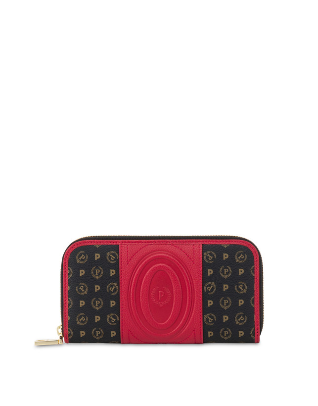 Pollini Portafoglio Zip Around Heritage 70th Anniversary Nero/rosso 2025