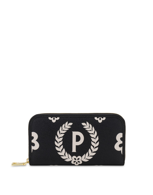 Pollini Portafoglio Zip Around Day-si! Heritage Nero/nero/nero Pezzi Unici