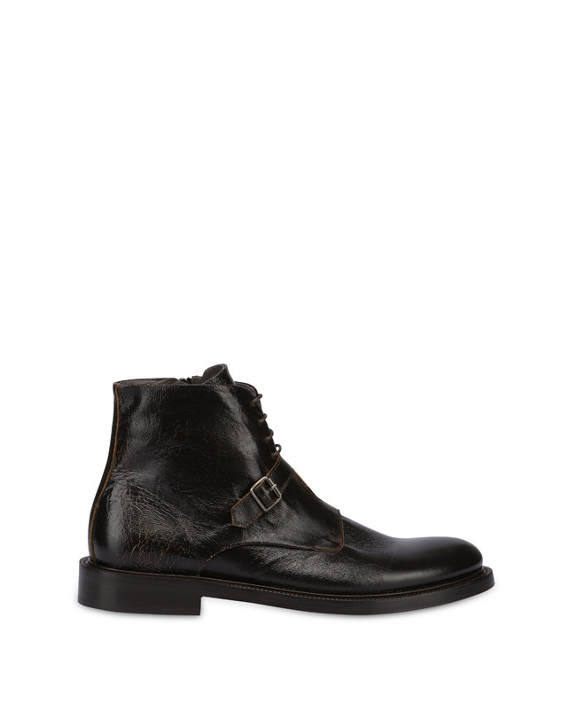 Pollini Stivaletti In Capra 1920 T.moro Sconto