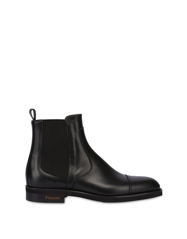 Pollini Beatles In Vitello Liscio Gentlemen's Club Nero Outlet