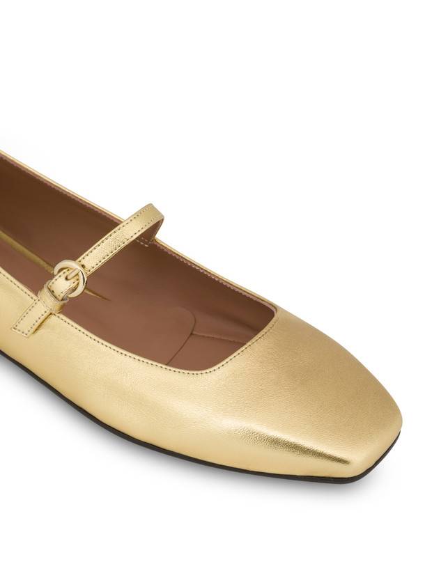 Pollini Ballerine In Nappa Laminata Nina Oro Ultimi tre giorni