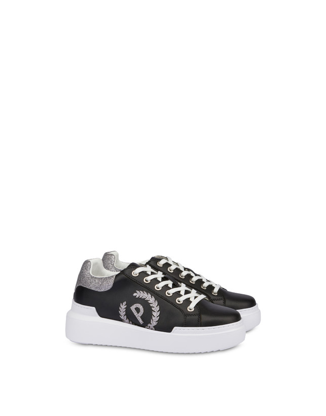 Pollini Sneakers Carrie Con Glitter Nero/acciaio Limitato a 3 giorni