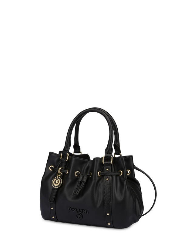 Pollini Piccola Borsa In Nappa Serena Nero/nero Prezzo Ridotto