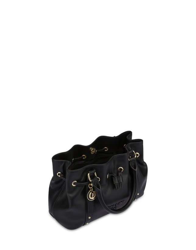Pollini Piccola Borsa In Nappa Serena Nero/nero Prezzo Ridotto