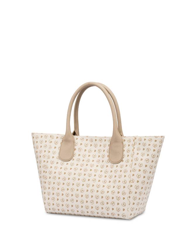 Pollini Tote Bag Medium Heritage Flowers Avorio/ghiaccio 2025