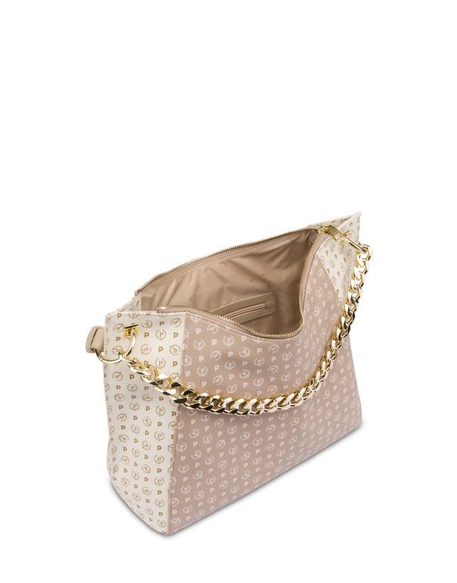 Pollini Tote Bag In Pvc Heritage Soft Touch Avorio/beige/ghiaccio Prezzo Ridotto