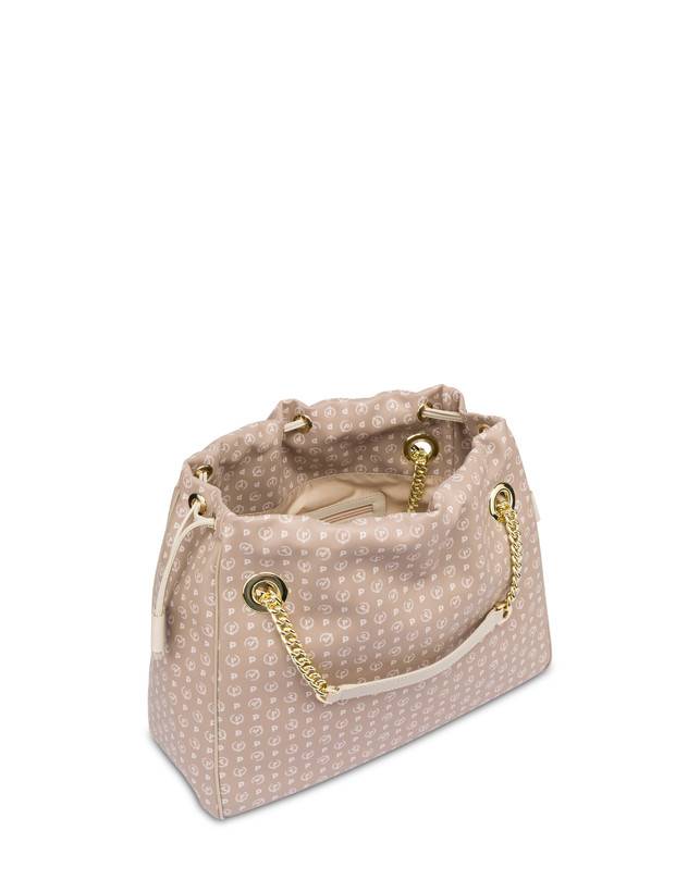 Pollini Borsa A Secchiello In Pvc Heritage Soft Touch Beige/avorio Convenienza