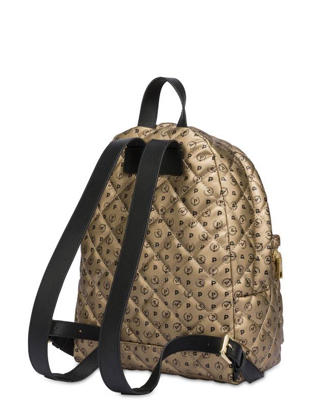 Pollini Zaino Heritage Matelassé Oro/nero Moda