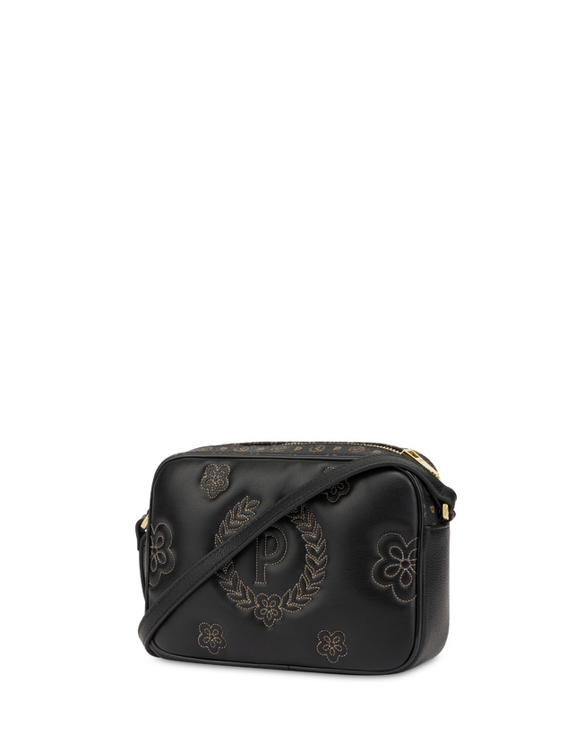 Pollini Borsa A Tracolla Puffy Heritage Nero/nero/nero Negozi Online