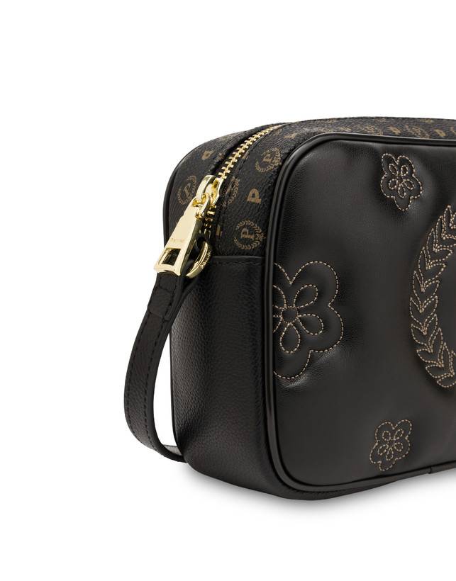 Pollini Borsa A Tracolla Puffy Heritage Nero/nero/nero Negozi Online