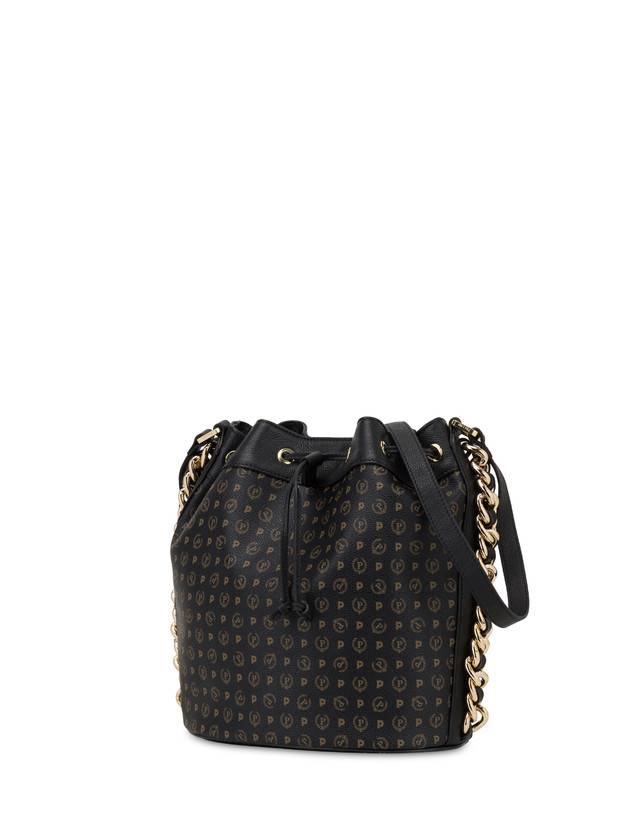 Pollini Borsa A Secchiello Heritage Logo Classic Nero/nero Negozi Online