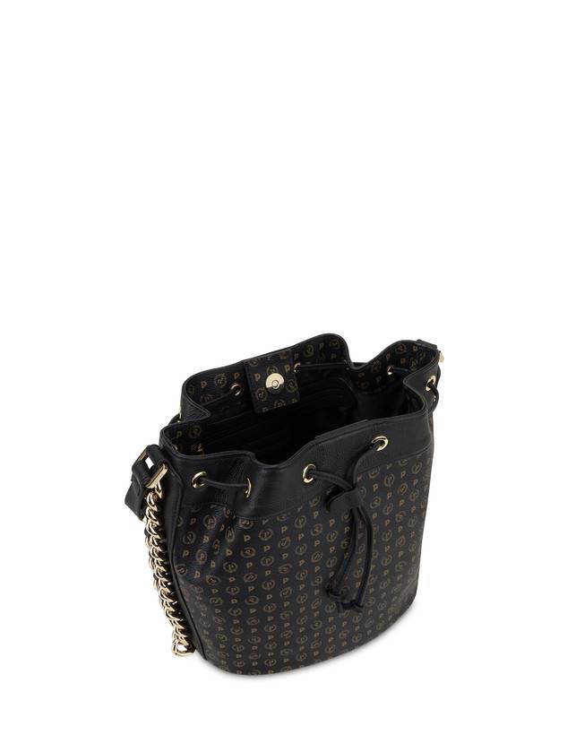 Pollini Borsa A Secchiello Heritage Logo Classic Nero/nero Negozi Online
