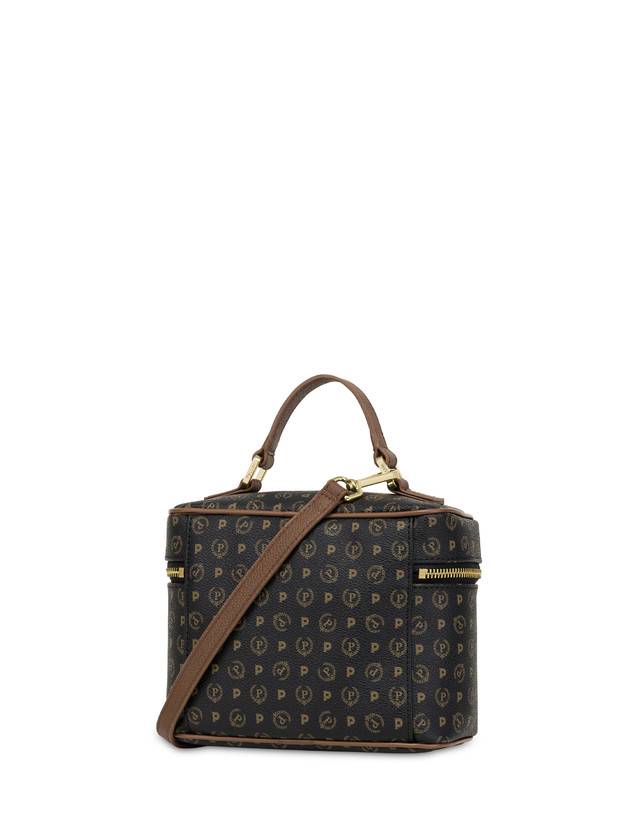 Pollini Borsa Beauty Piccola Heritage Logo Classic Nero/marrone Shopping Online