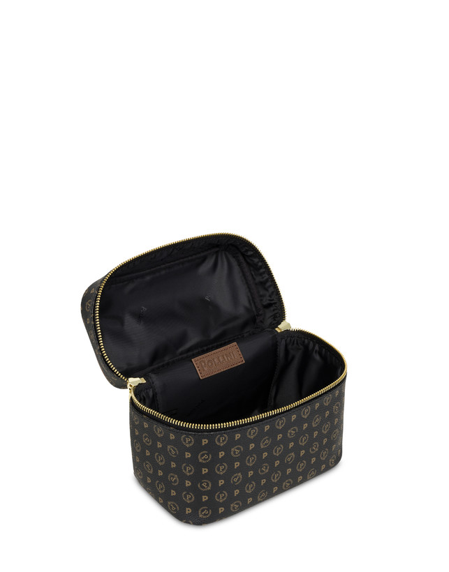Pollini Borsa Beauty Piccola Heritage Logo Classic Nero/marrone Shopping Online