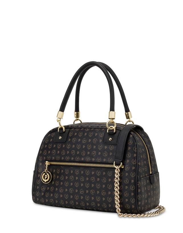 Pollini Bowling Bag Heritage Logo Classic Nero/nero Sottocosto