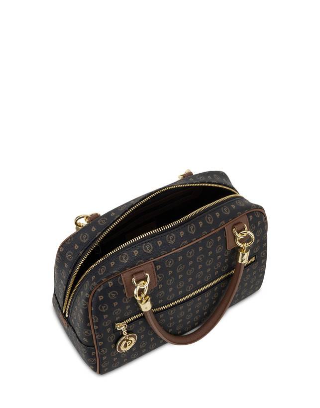 Pollini Bowling Bag Heritage Logo Classic Nero/marrone Novità