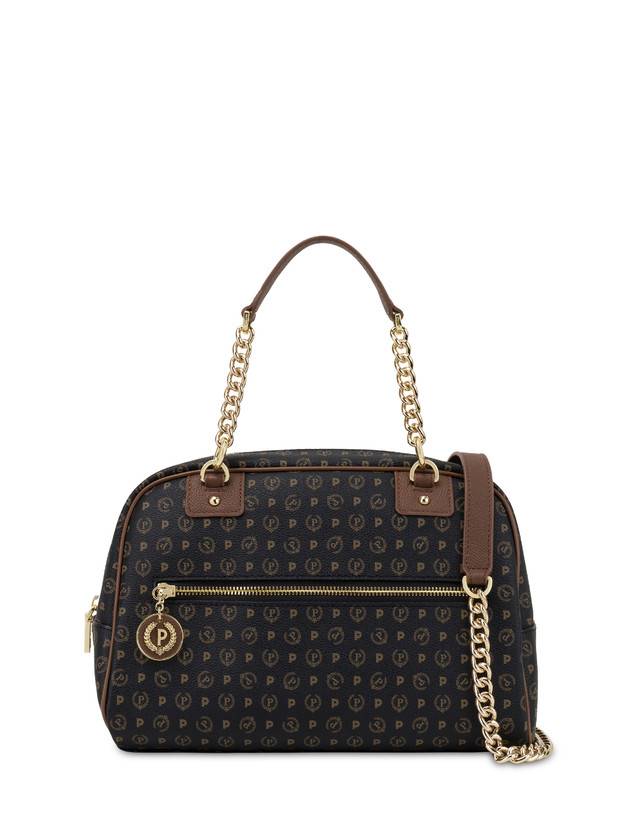 Pollini Bowling Bag Heritage Logo Classic Nero/marrone Novità