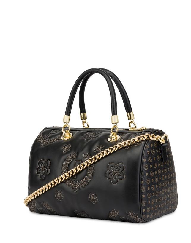 Pollini Borsa Bauletto Puffy Heritage Nero/nero/nero Presa