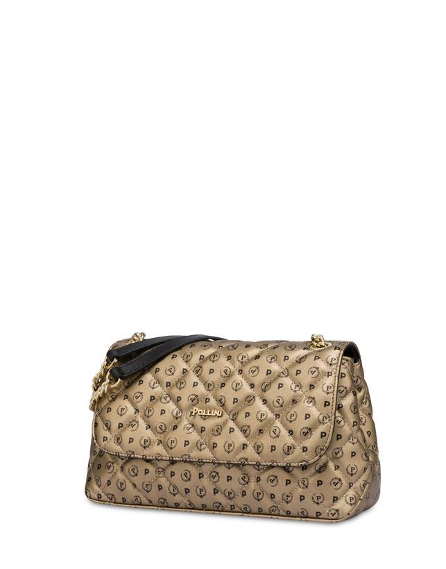 Pollini Borsa A Spalla Heritage Matelassé Oro/nero Economico