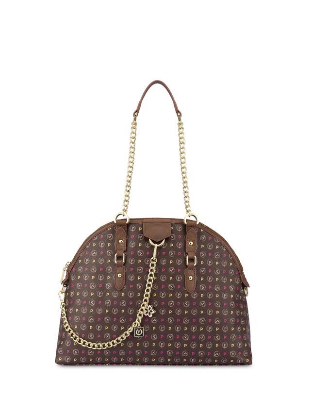 Pollini Borsa A Spalla Heritage Logo Classic Multicolore/marrone Spedizione gratuita
