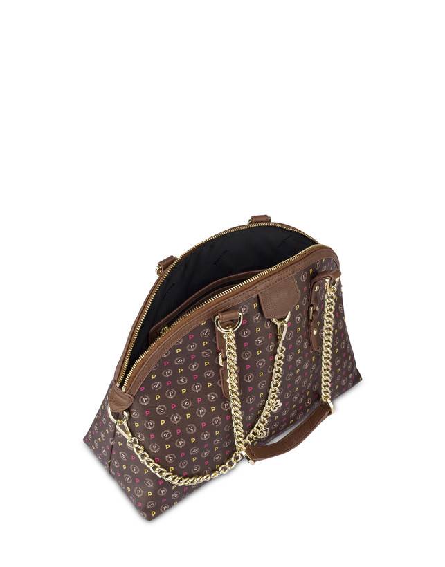 Pollini Borsa A Spalla Heritage Logo Classic Multicolore/marrone Spedizione gratuita